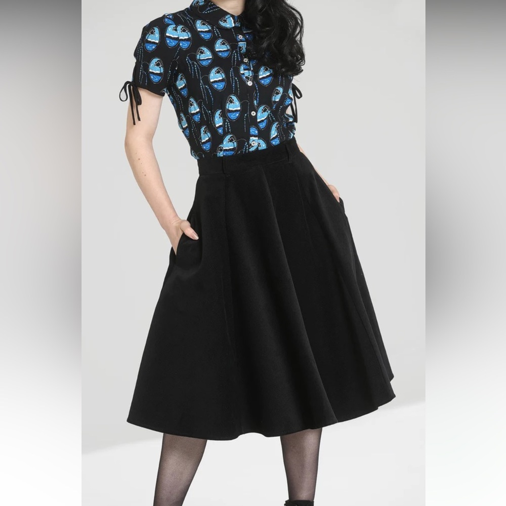 Jefferson corduroy 50's Skirt by Hell Bunny